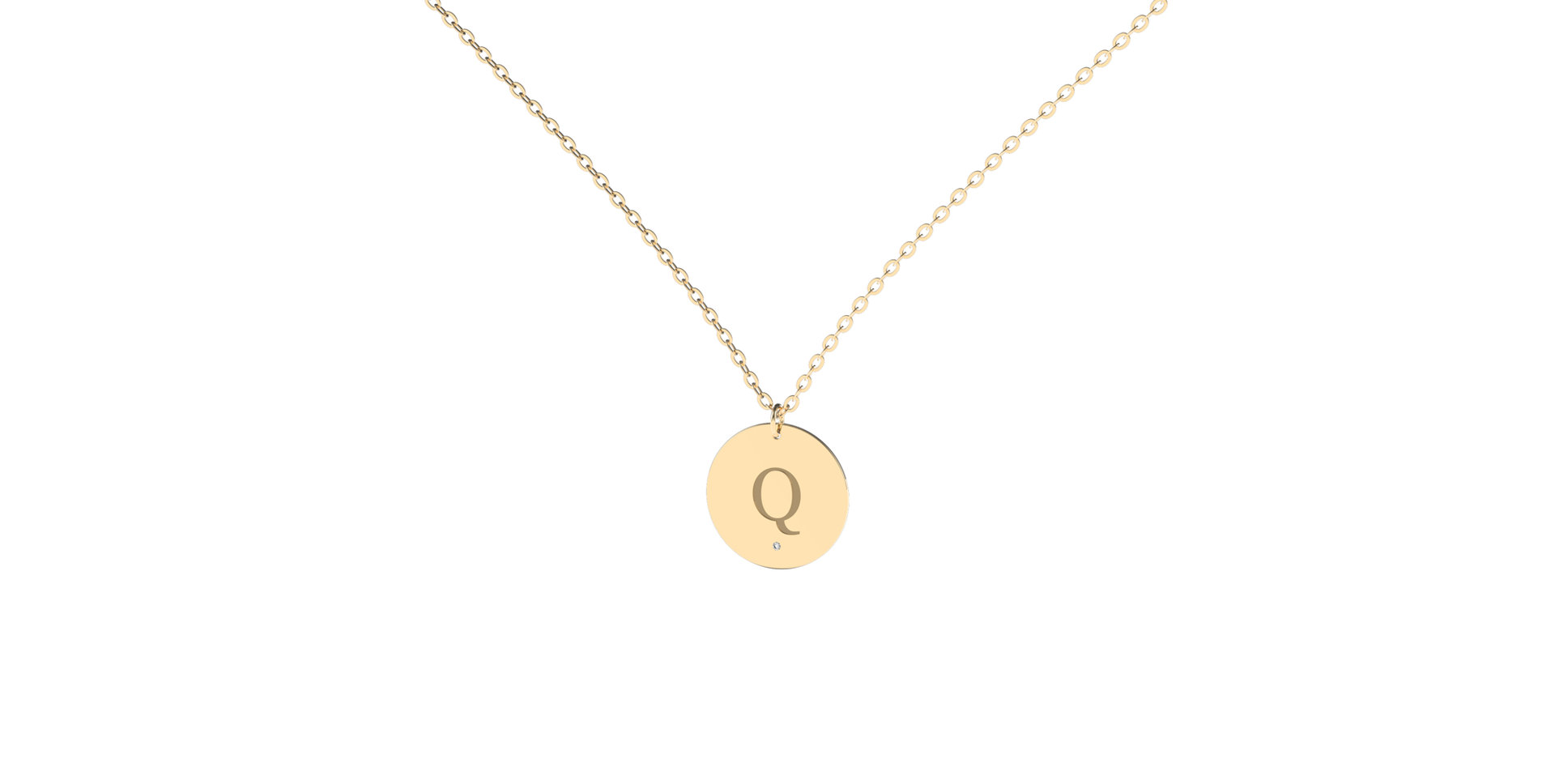 Diamond necklace Big Coins Q