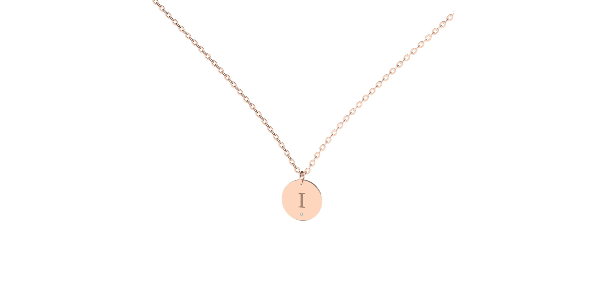 Diamond necklace Little Coins I