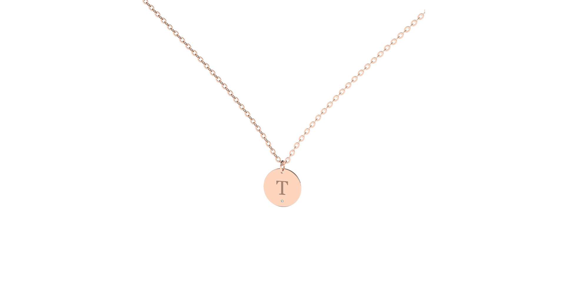 Diamond necklace Little Coins T