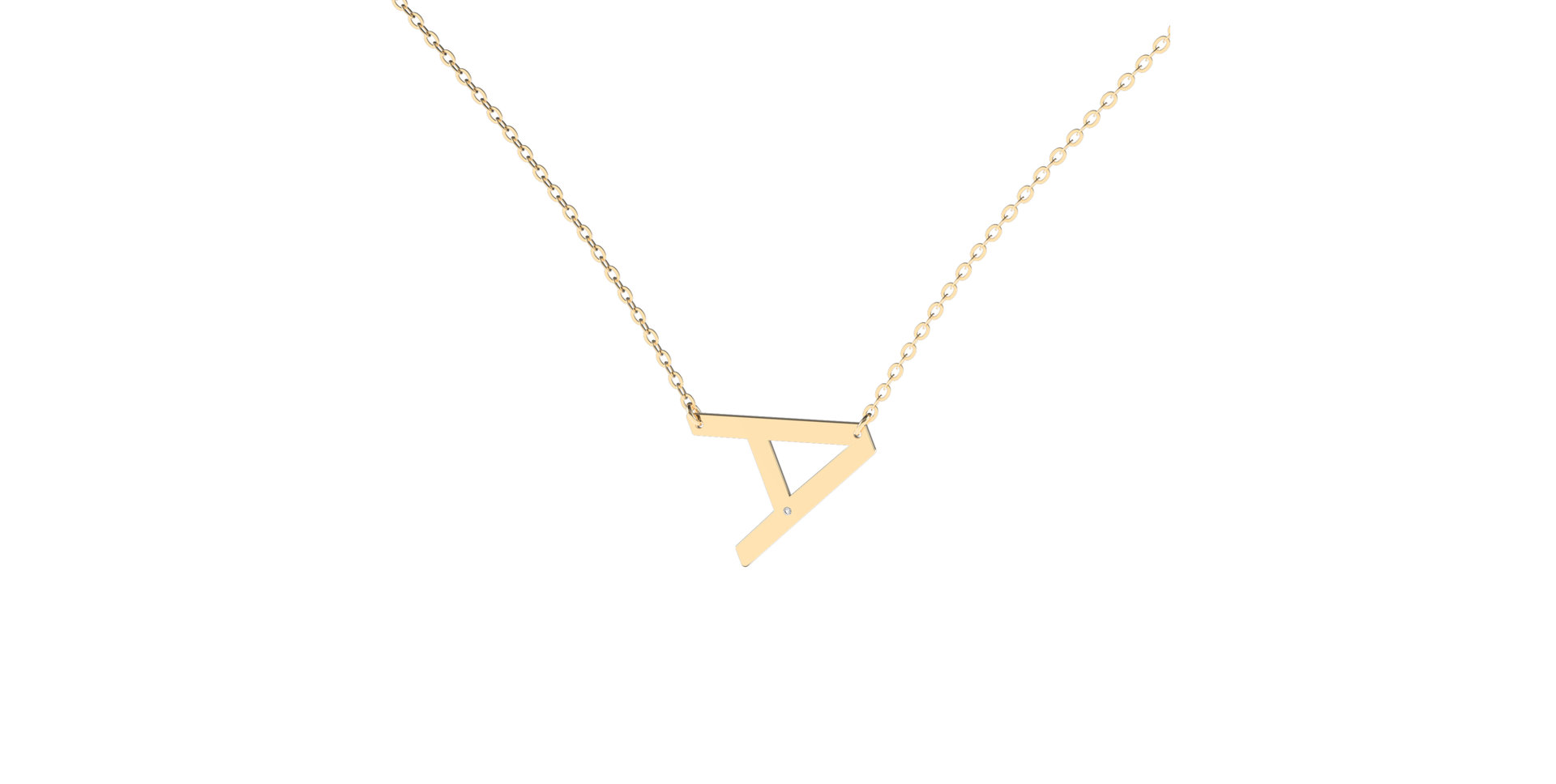Diamond necklace Big Line A