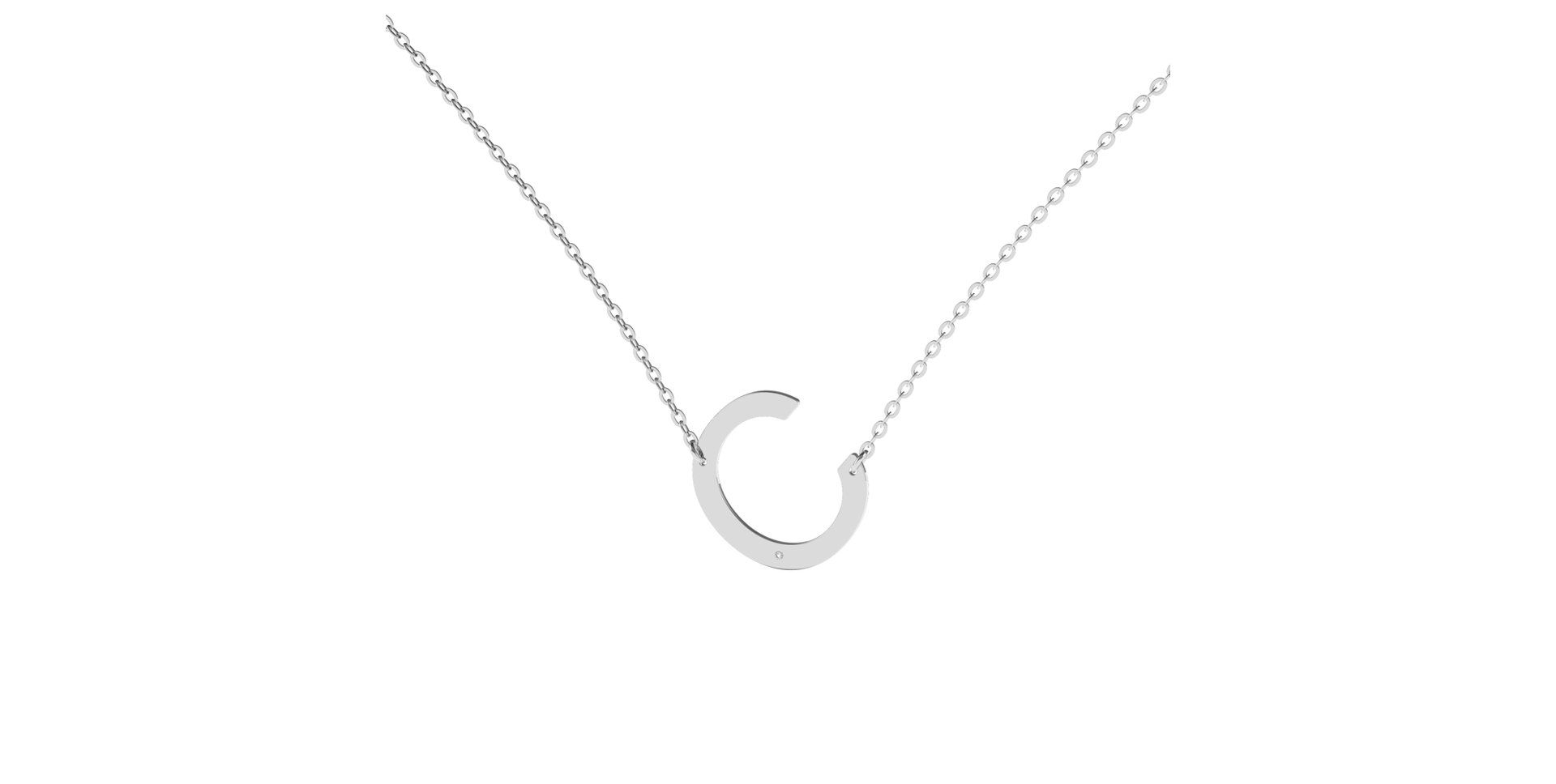 Diamond necklace Big Line C