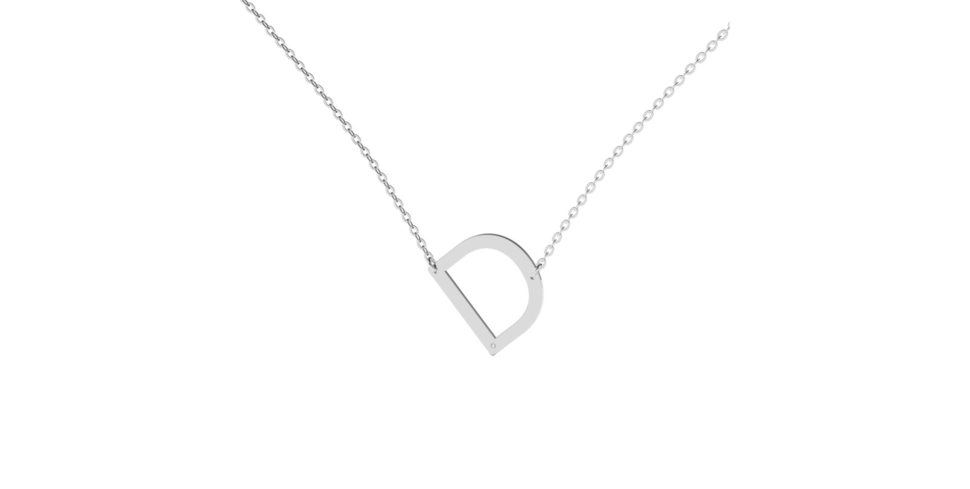 Diamond necklace Big Line D
