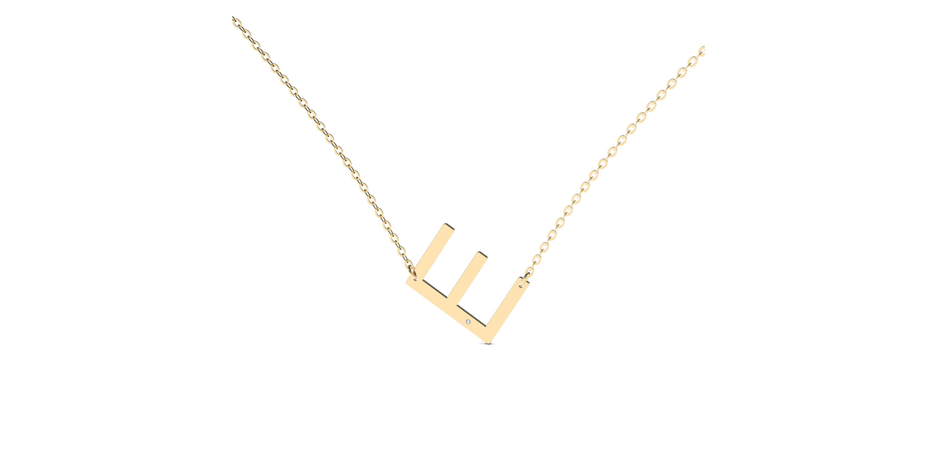 Diamond necklace Big Line E