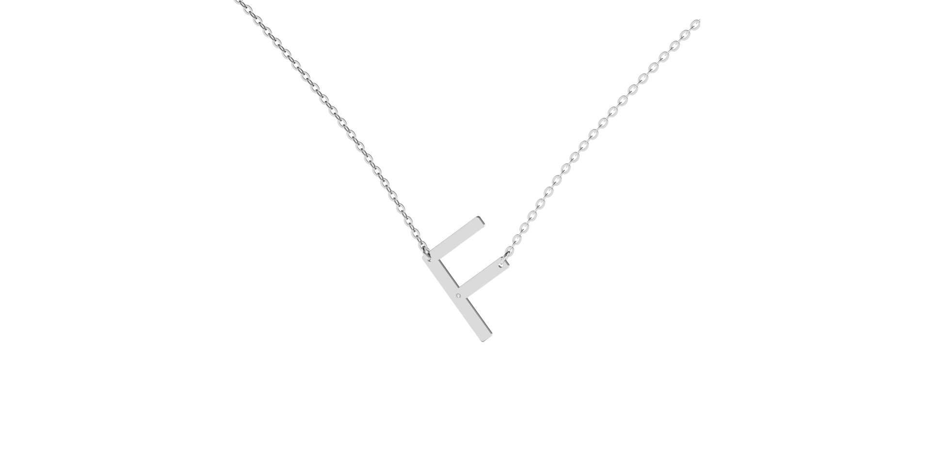 Diamond necklace Big Line F