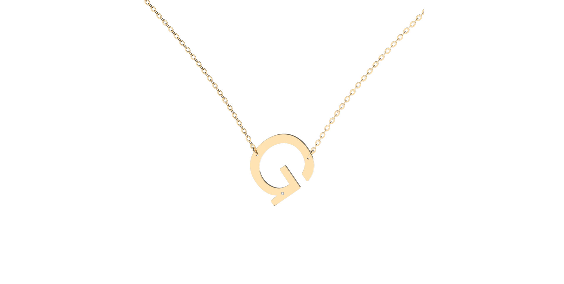 Diamond necklace Big Line G