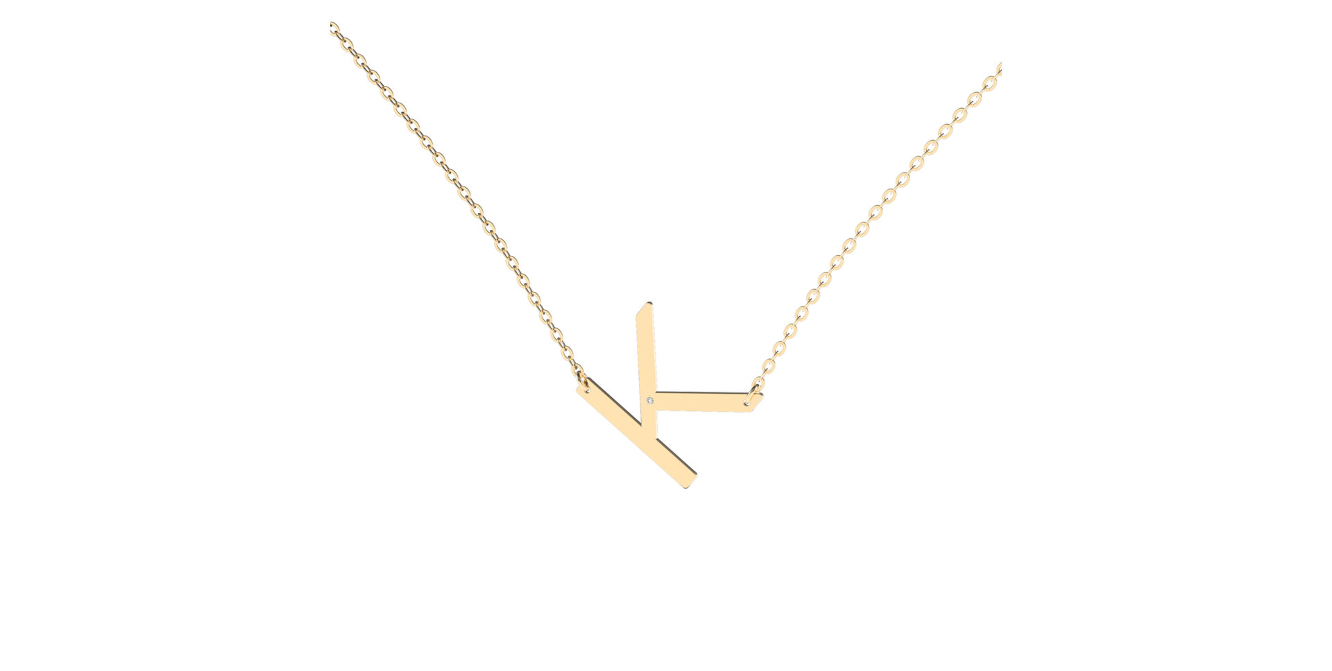 Diamond necklace Big Line K