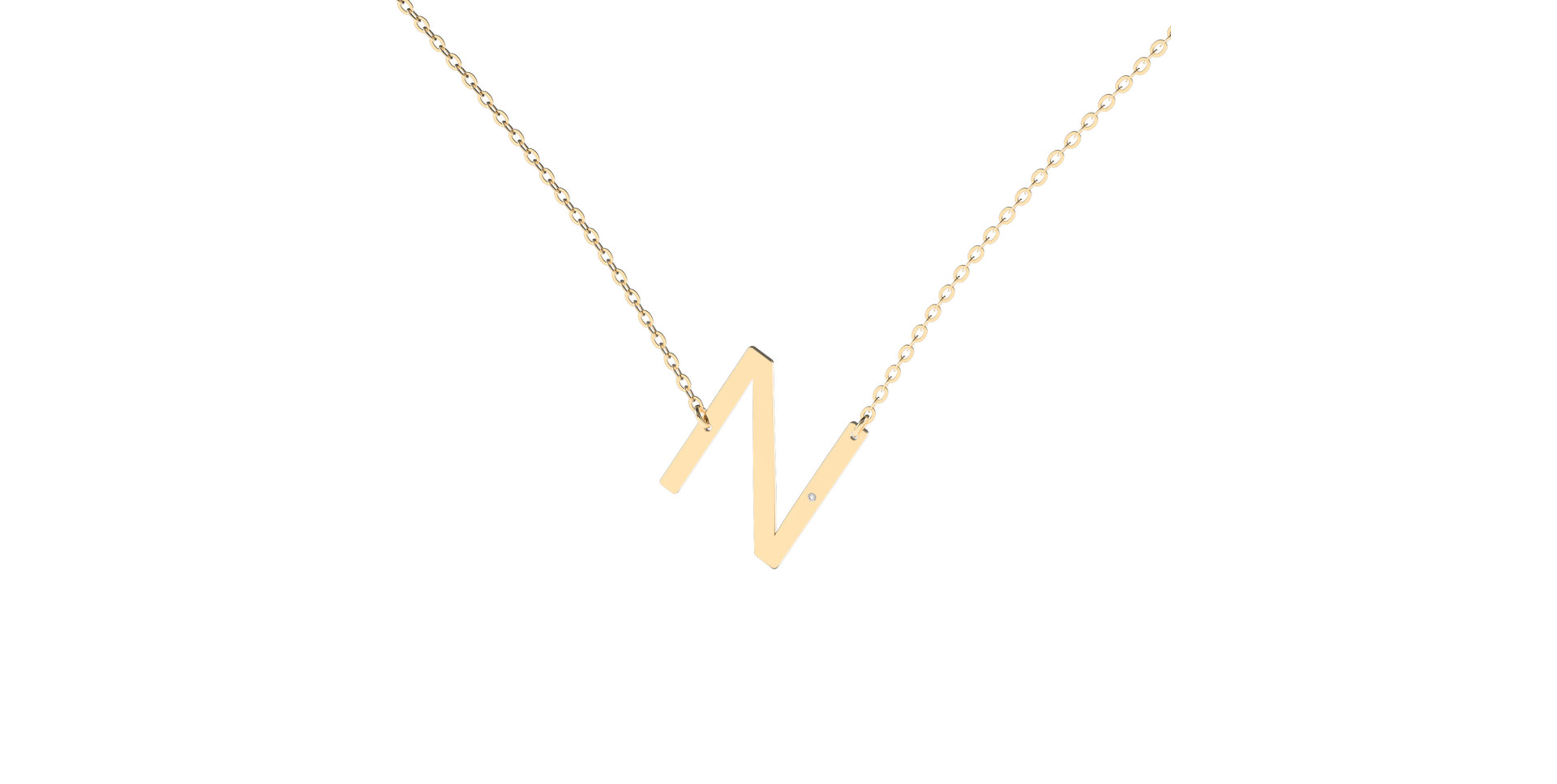 Diamond necklace Big Line N