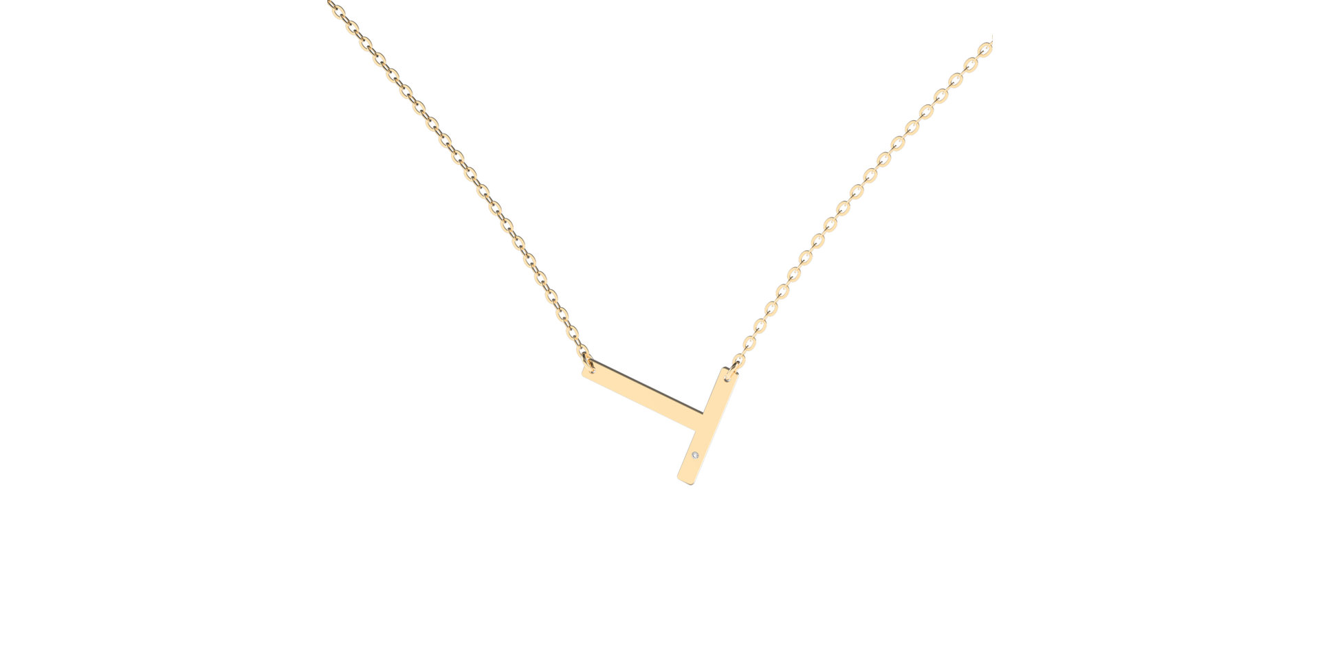 Diamond necklace Big Line T
