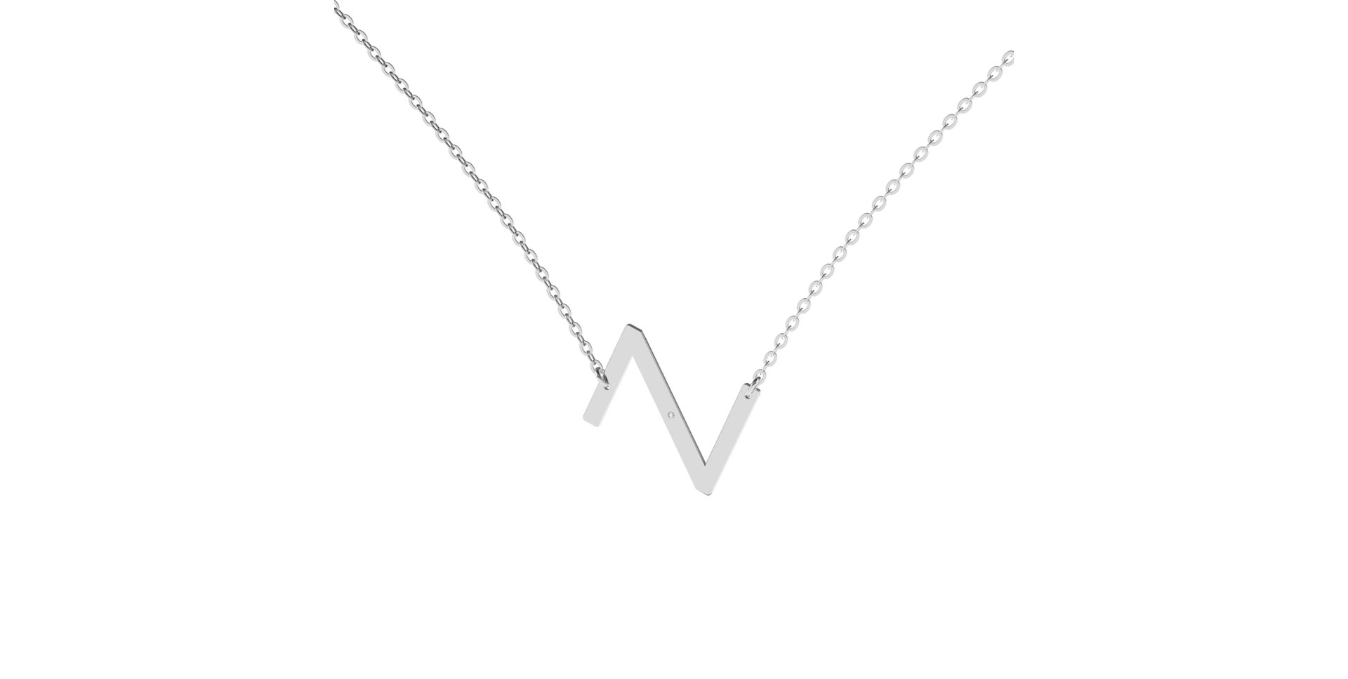Diamond necklace Big Line Z