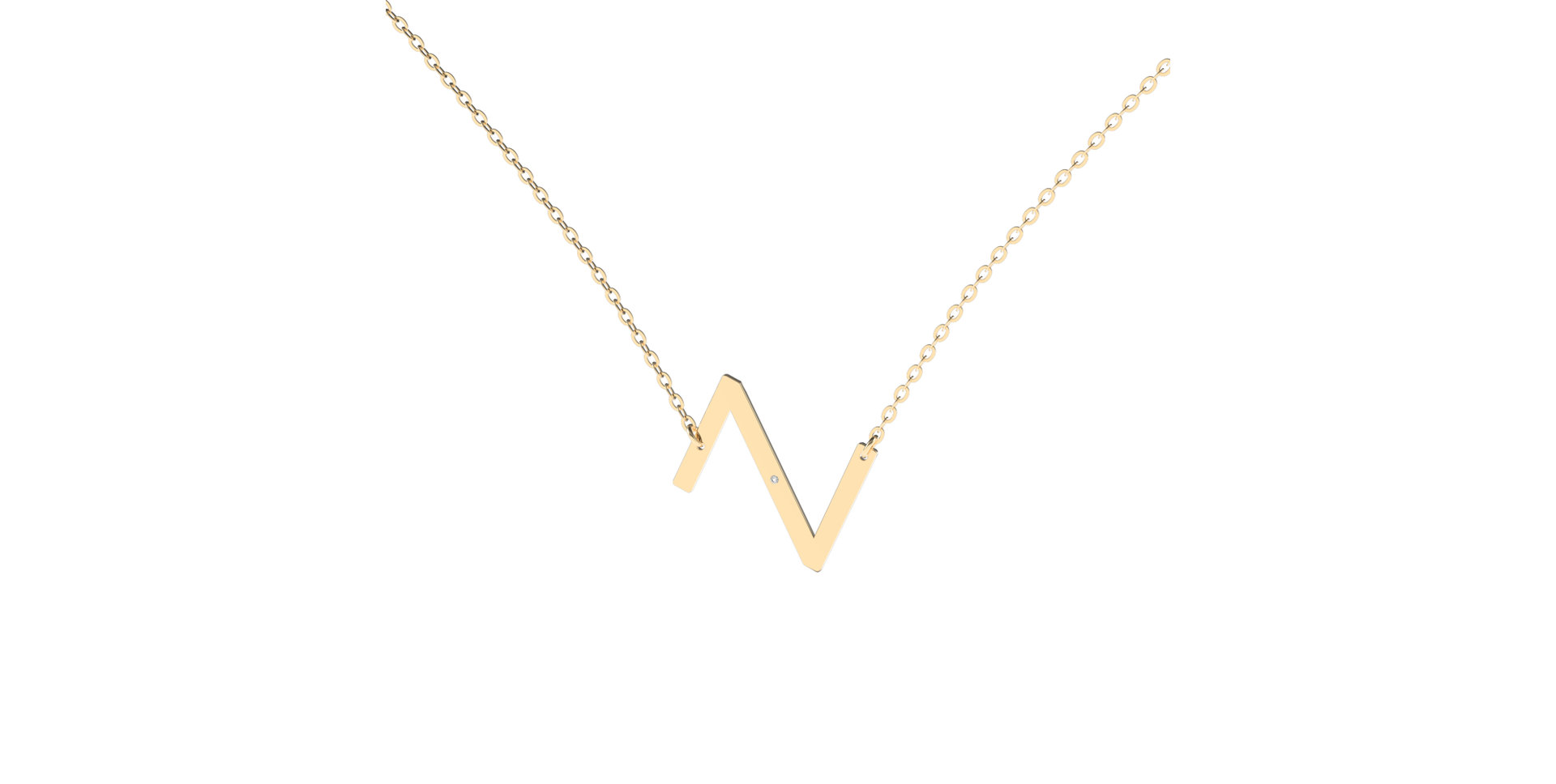 Diamond necklace Big Line Z