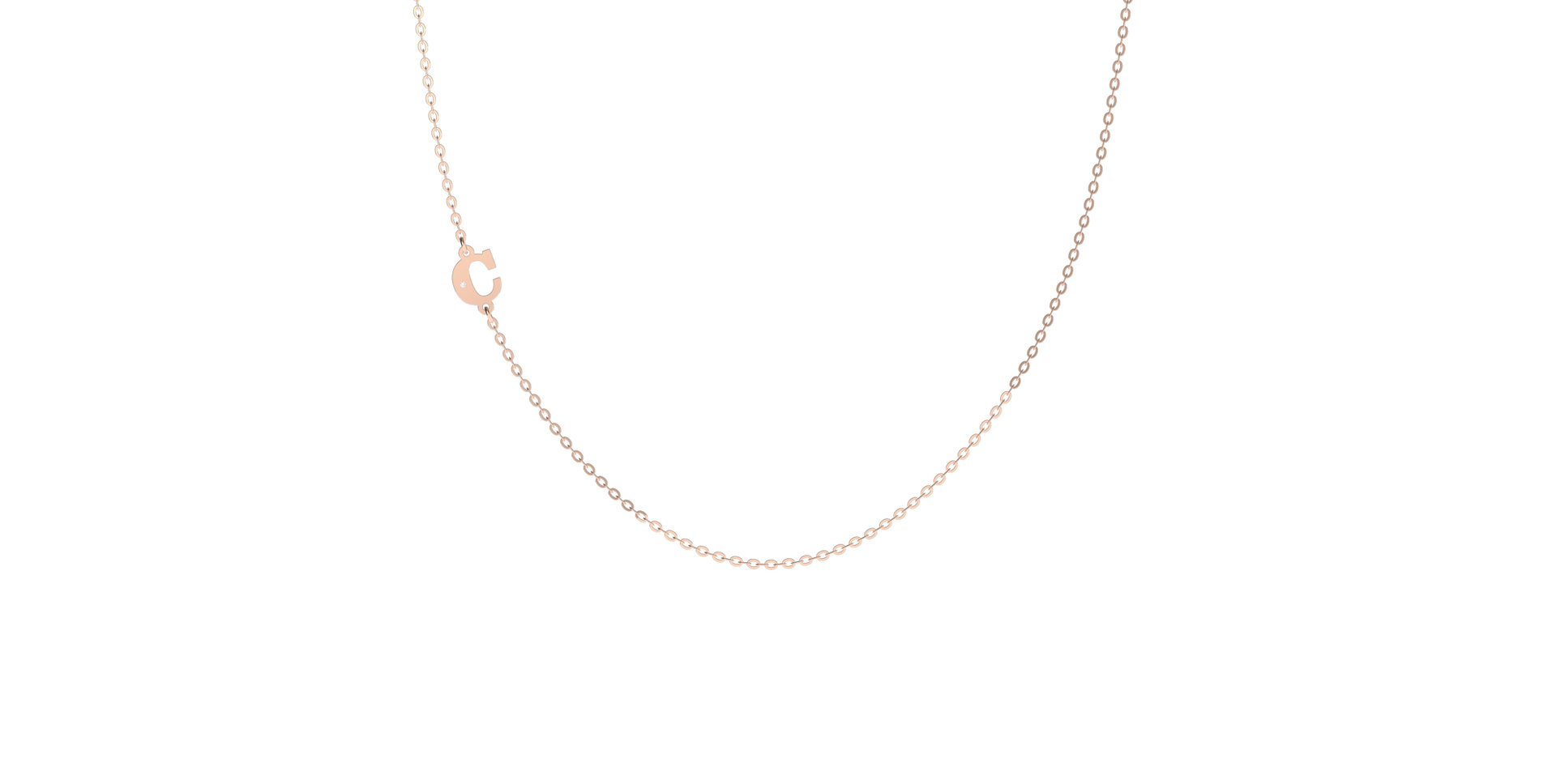 Diamond necklace Big Line C