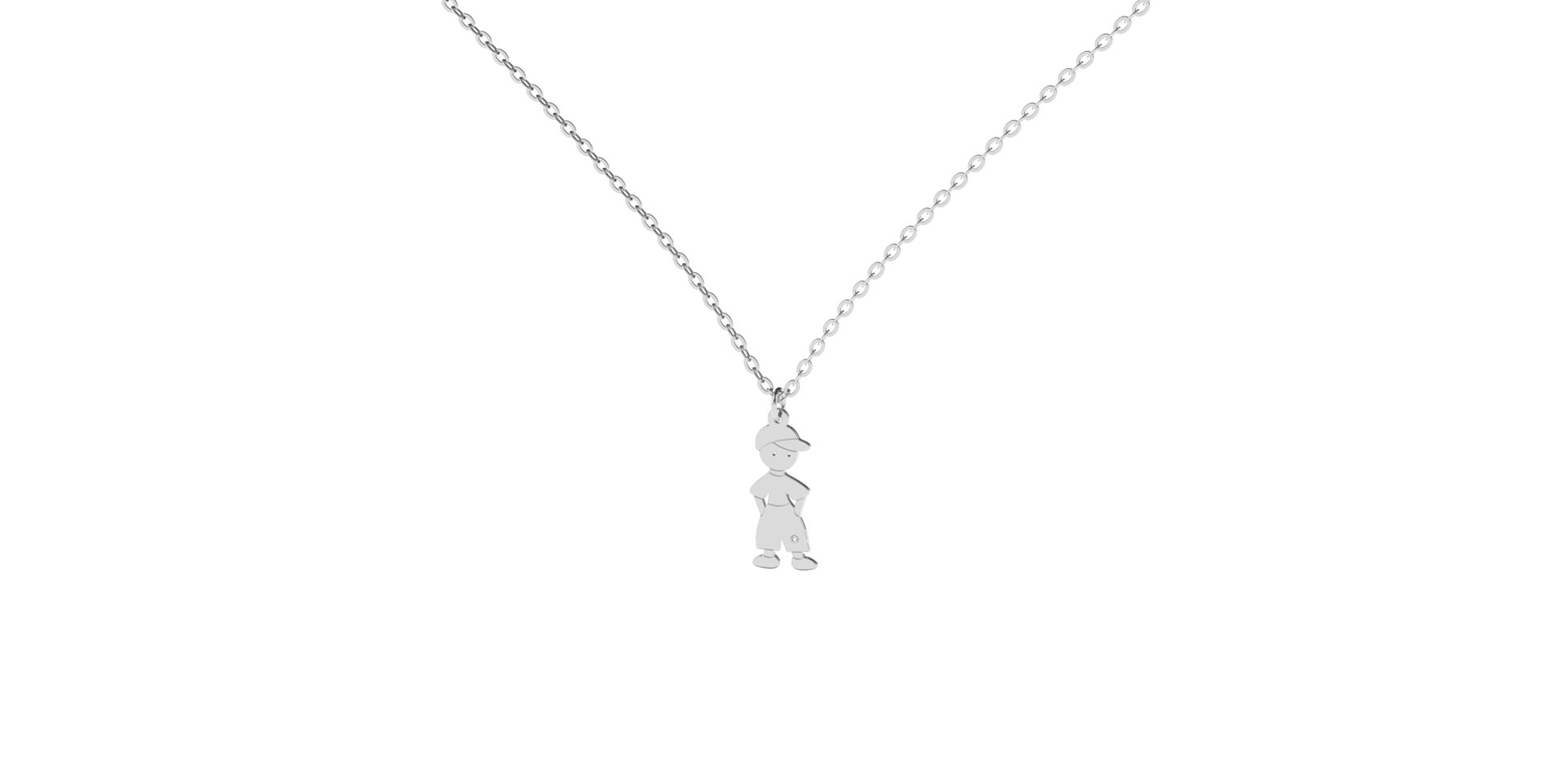 Diamond necklace Boy