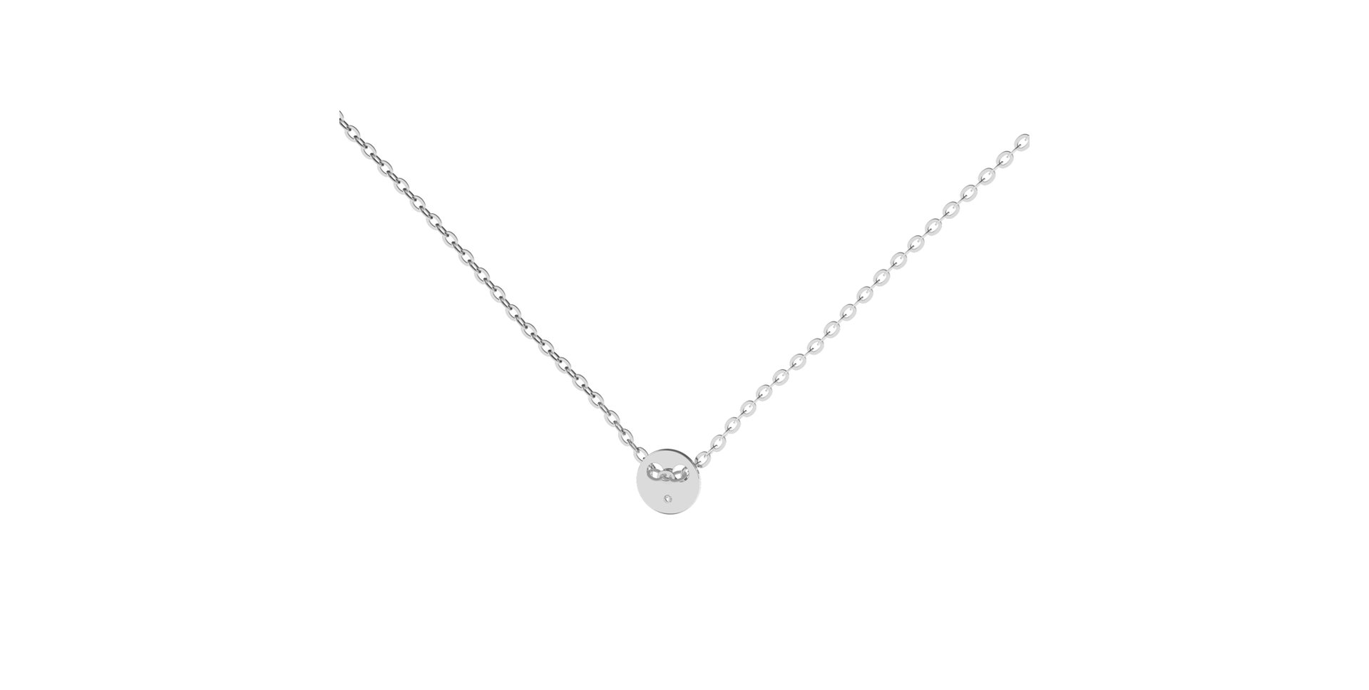 Diamond necklace Minimalism