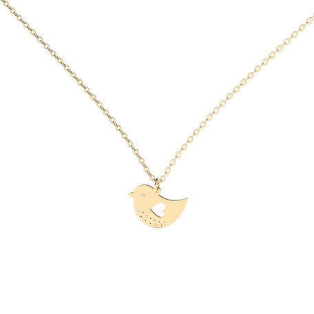 Diamond necklace Love Bird