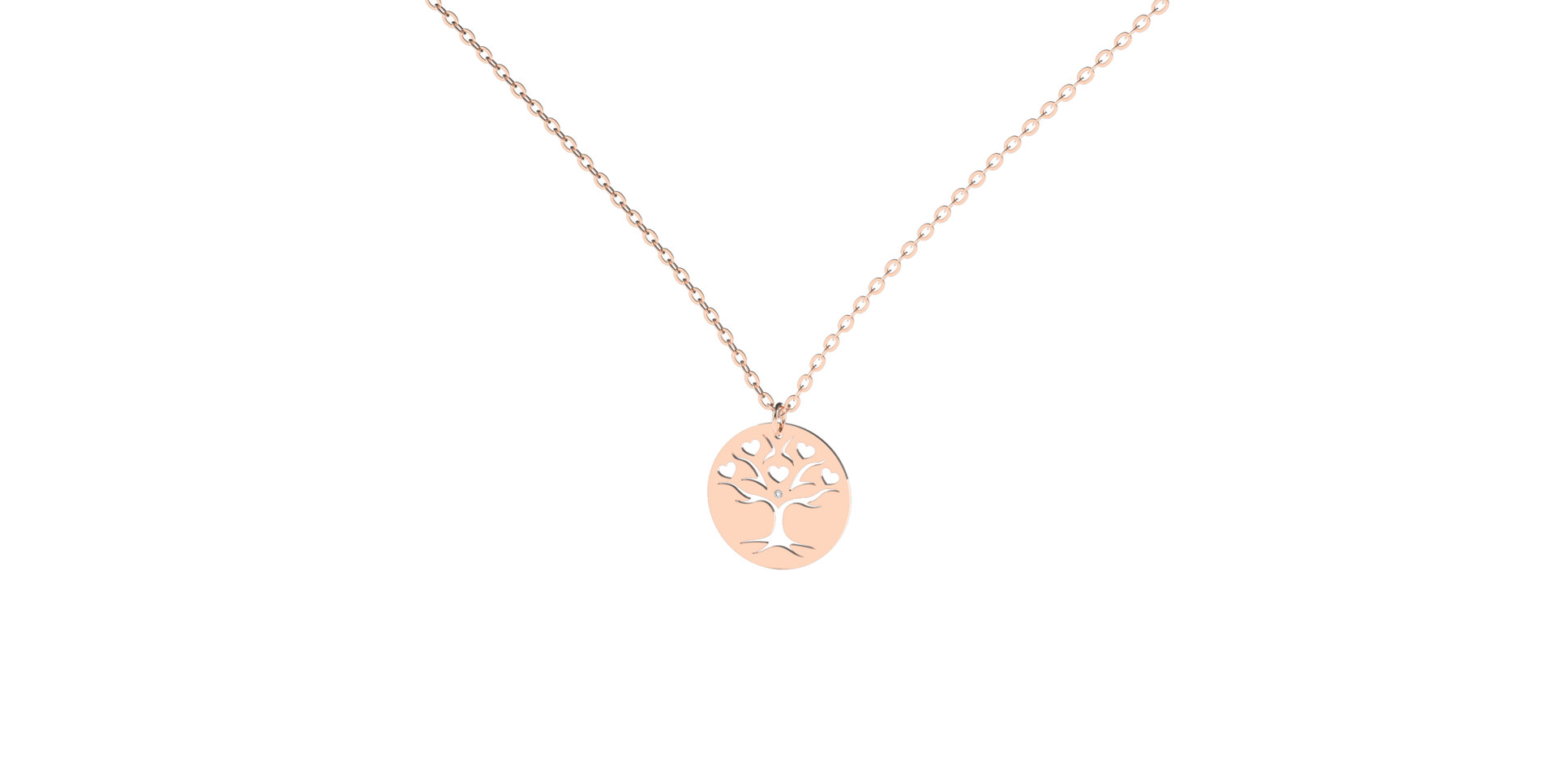 Diamond necklace Tree of Life