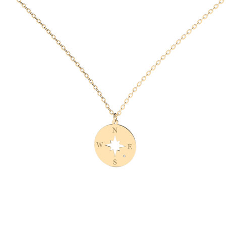 Diamond necklace Compass