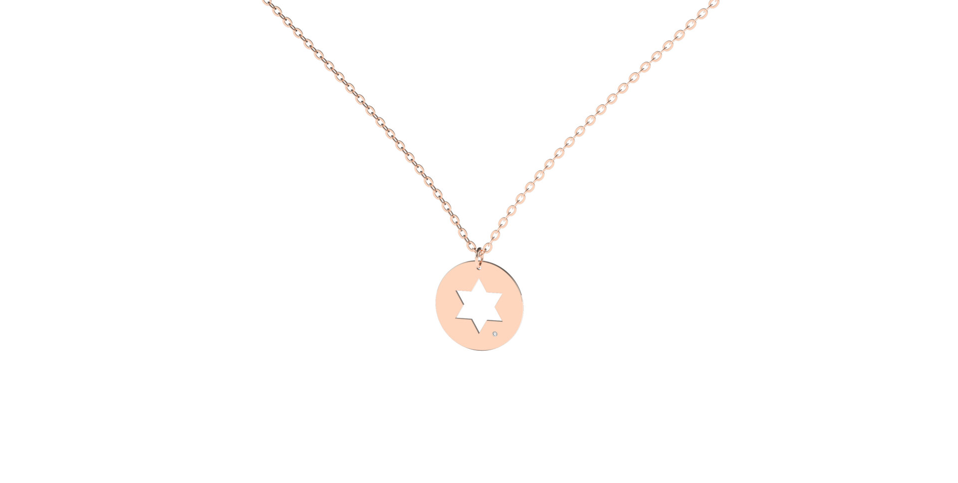 Diamond necklace Jude Star