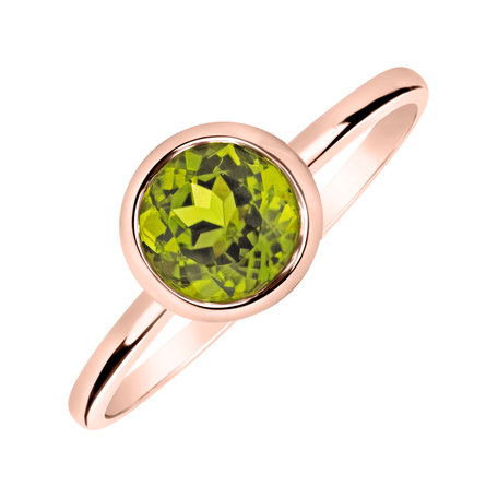 Ring with Peridot Bonbon