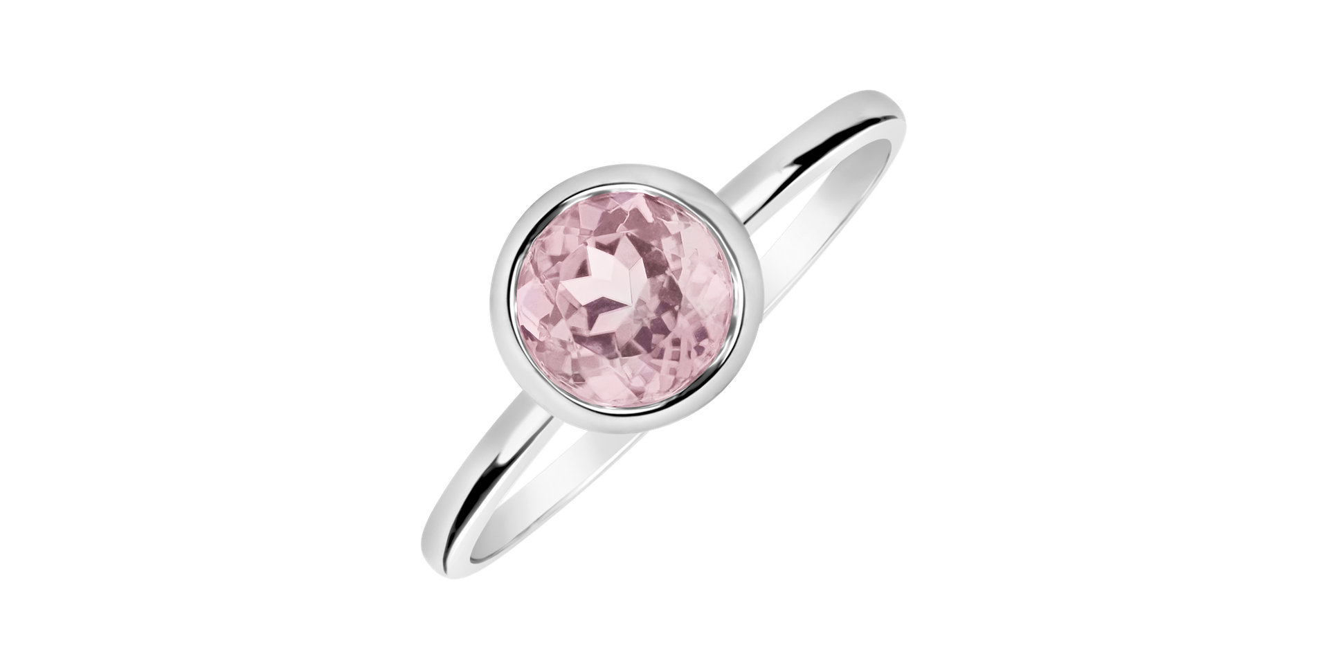 Ring with Rose Quartz Bonbon