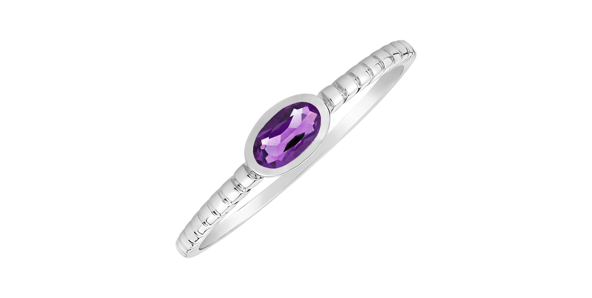 Ring with Amethyst Brazil Bonbon