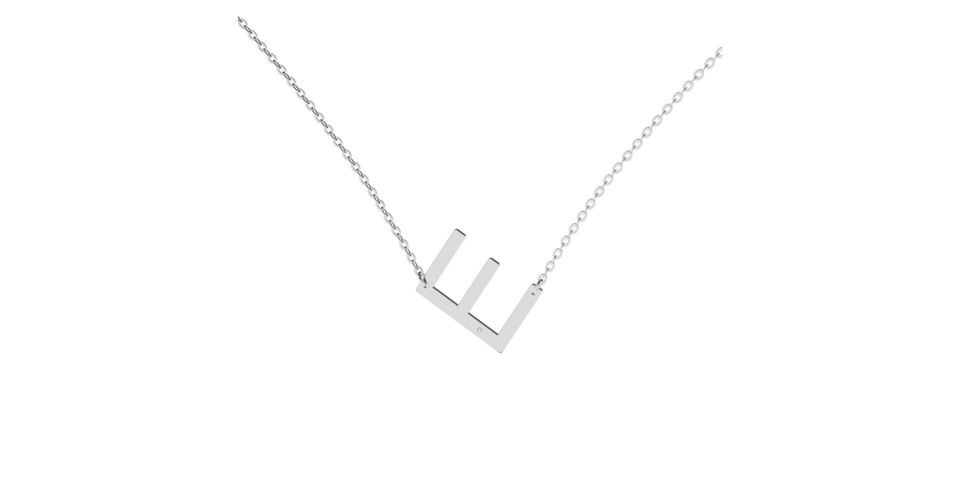 Diamond necklace Big Line E