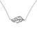 Diamond necklace Shiny Leaf5
