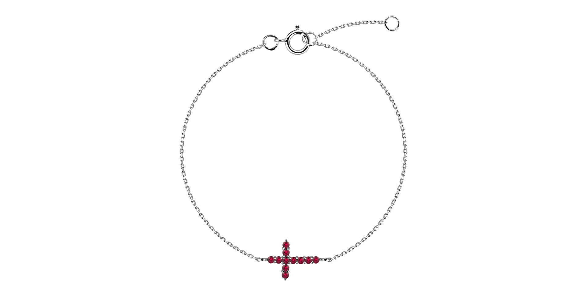 Bracelet with Ruby Gem Glory