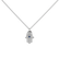 Diamond necklace with Sapphire Hamsa5