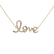 Diamond necklace Love5