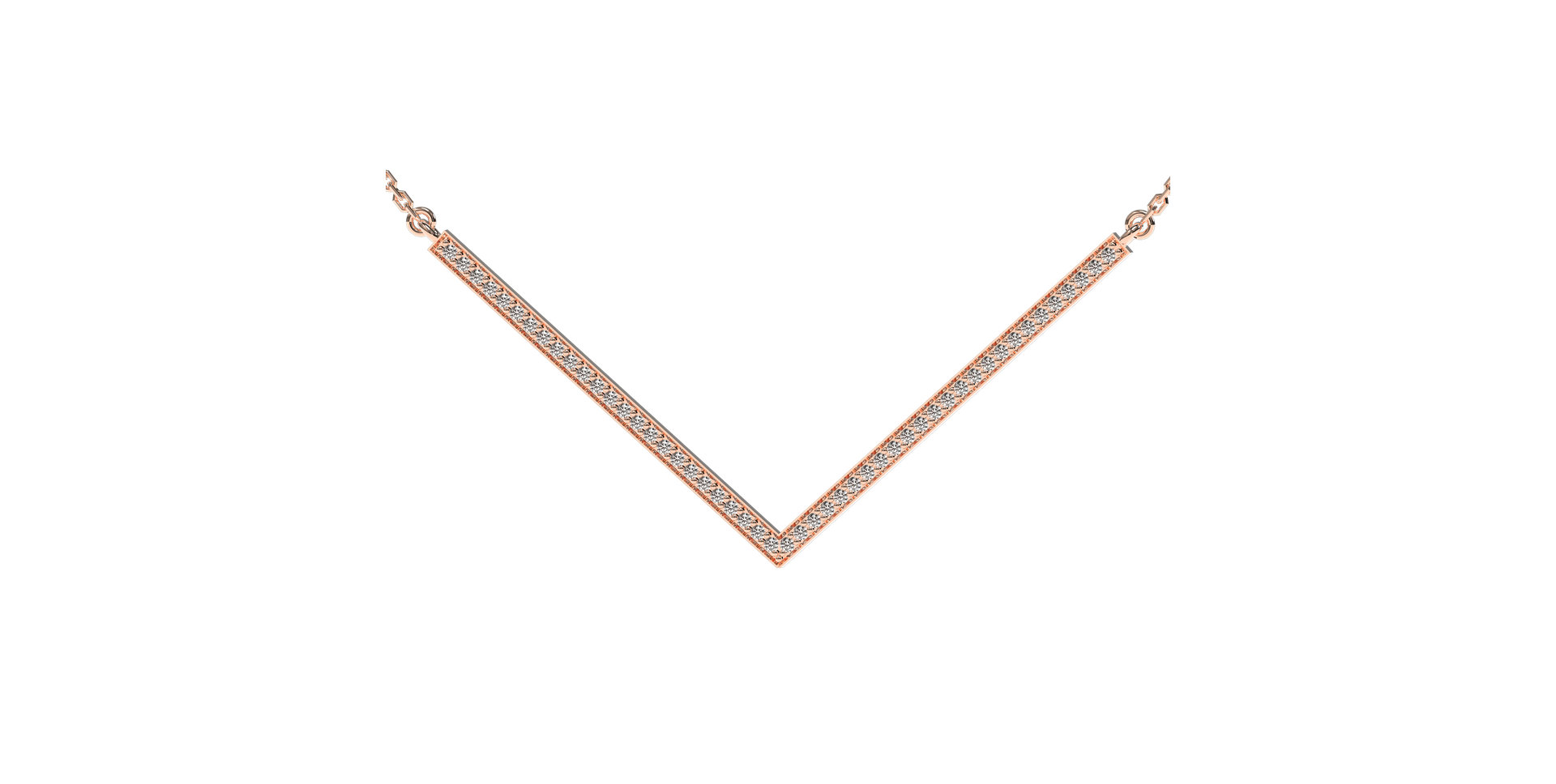 Diamond necklace Victory Line