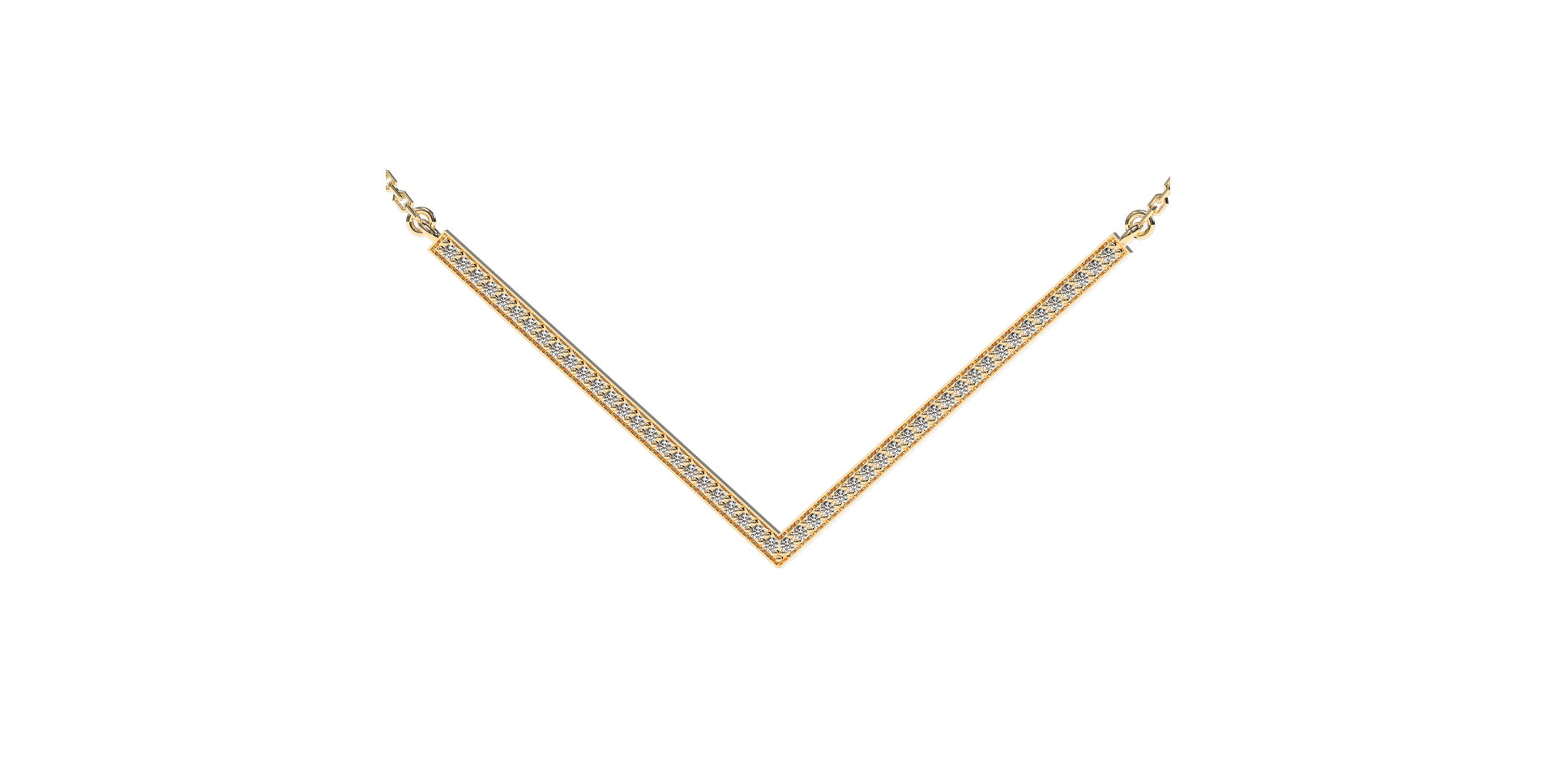 Diamond necklace Victory Line