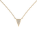 Diamond necklace Shiny Triangle5