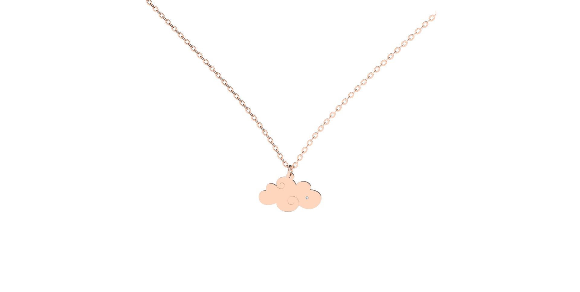Diamond necklace Cloud