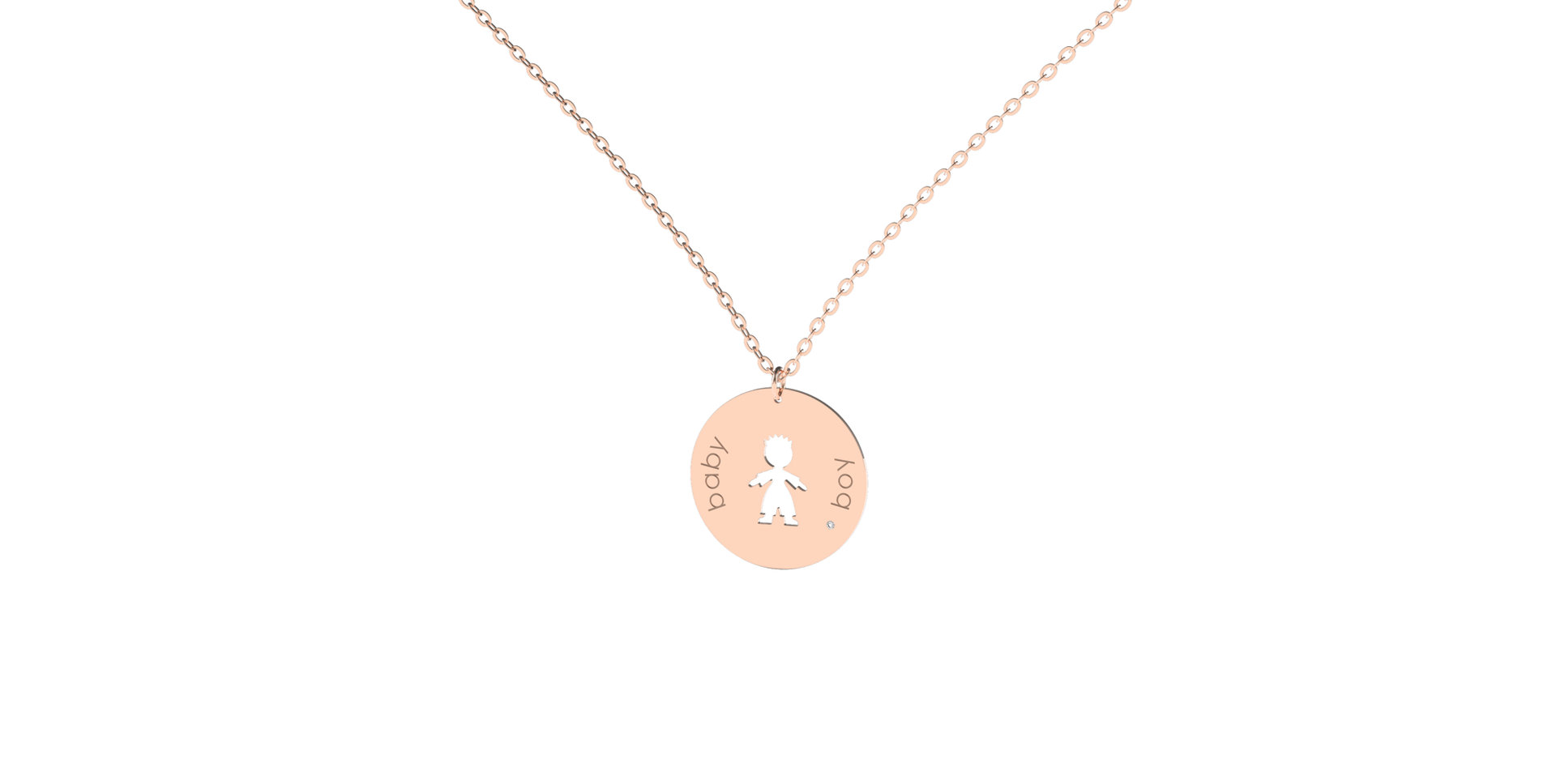 Diamond necklace Baby Boy
