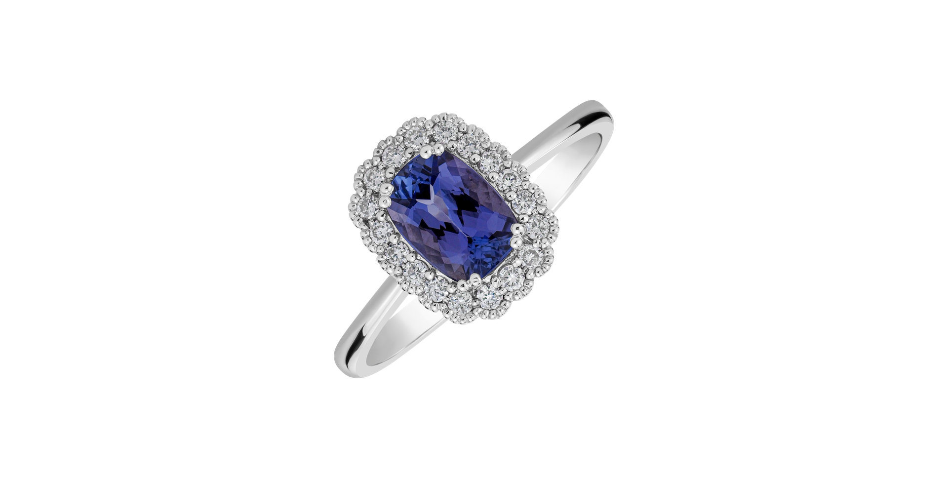 Diamod ring with Tanzanite Diamond Delight