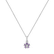 Diamond pendant with Sapphires Princess Daisy3