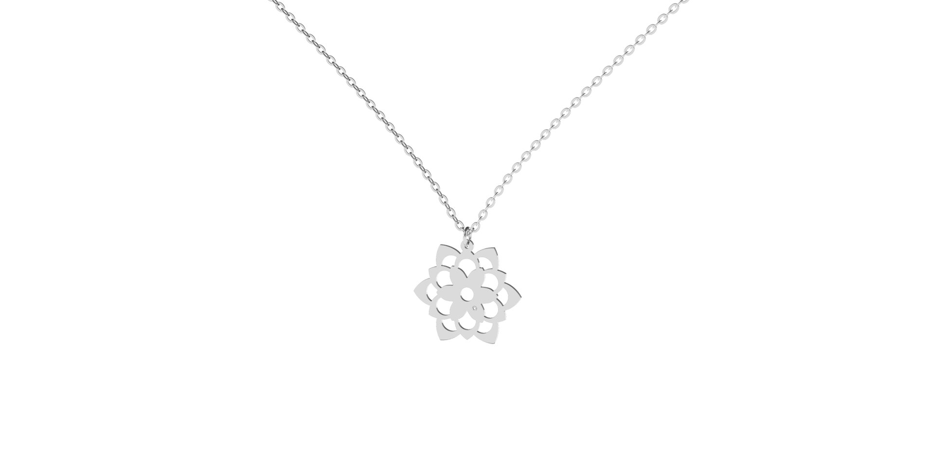 Diamond necklace Little Blossom