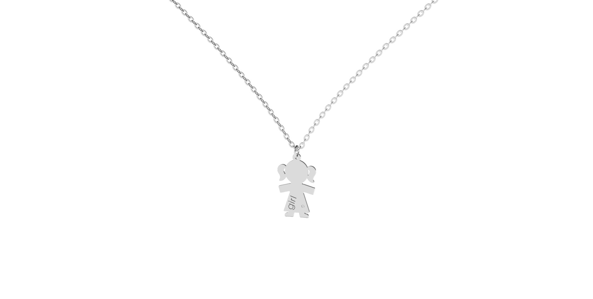 Diamond necklace Girl