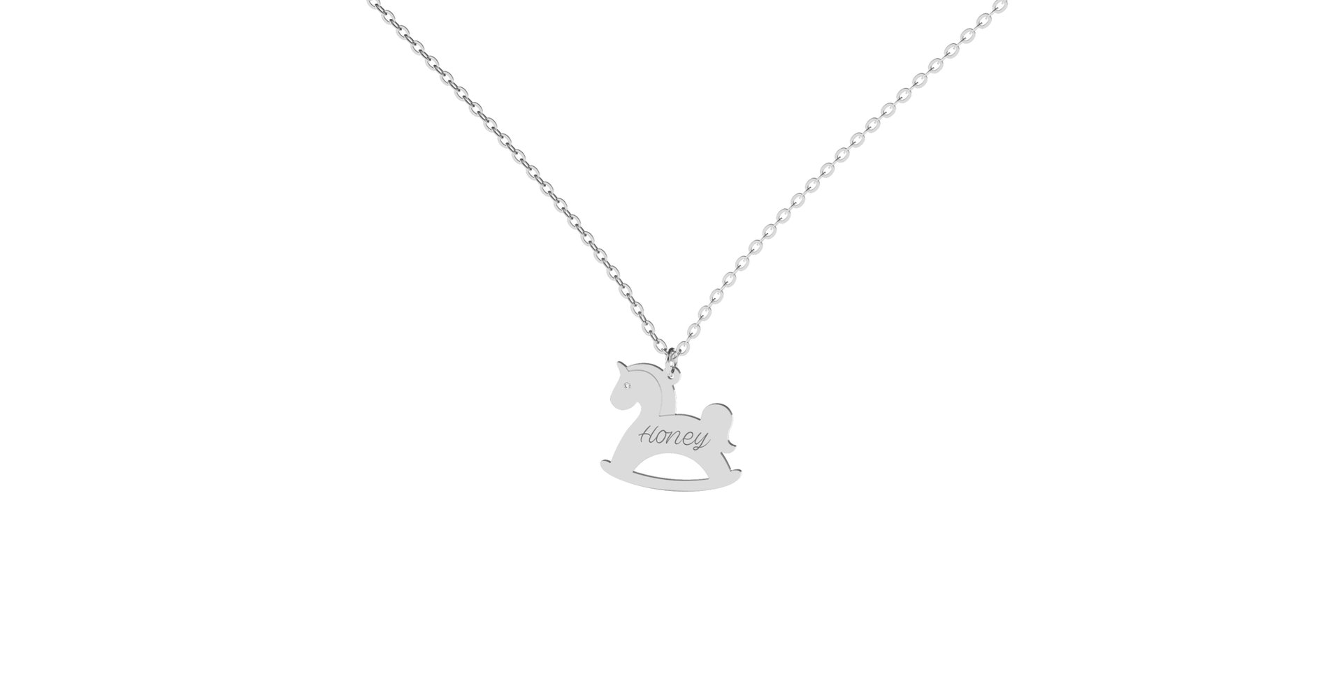 Diamond necklace Honey Horse