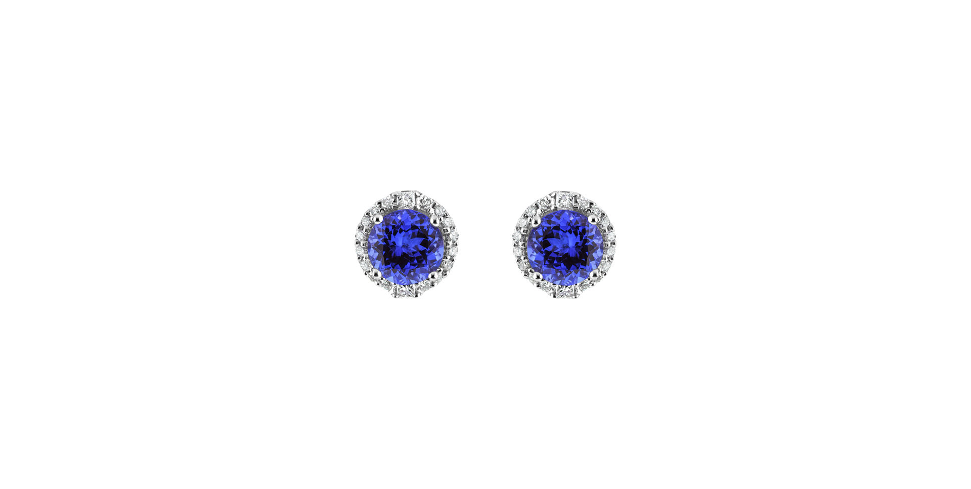 Diamond earrings with Tanzanite Tanzania Dream