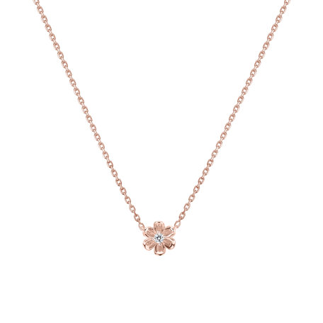 Diamond necklace Shiny Blossom