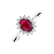 Diamond ring with Ruby Princess Sparkle4