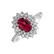 Diamond ring with Ruby Aurora Goddess4