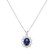 Diamond pendant with Sapphire Goddess Elegance3