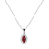 Diamond pendant with Ruby Princess4