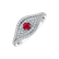 Diamond ring with Ruby Bright Vision5