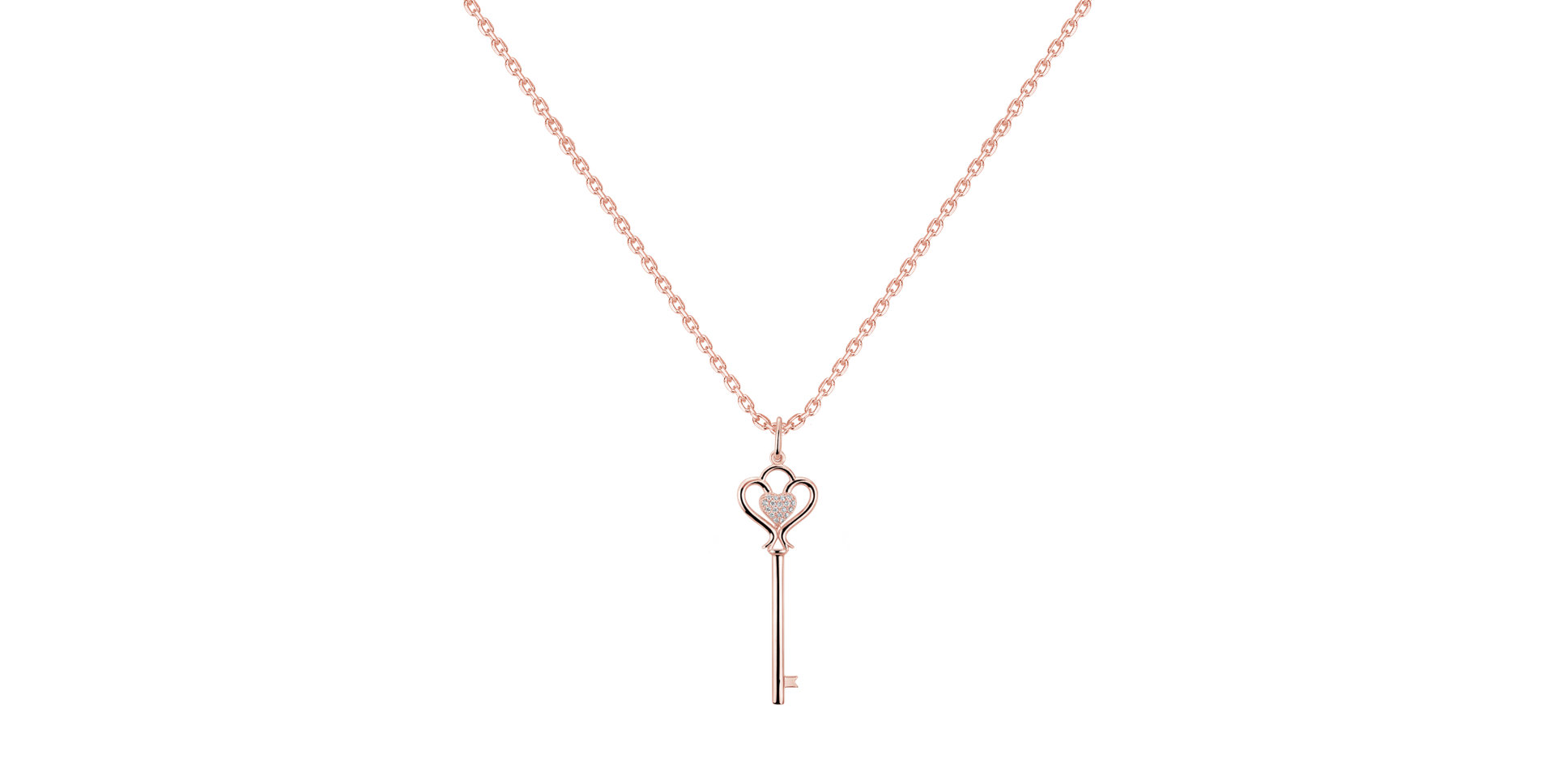 Diamond pendant Alchemy Key