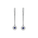 Diamond earrings with Sapphire Sparkling Exclamation5