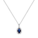 Diamond necklace with Sapphire Princess Sparkle4
