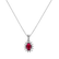 Diamond pendant with Ruby Princess Sparkle4